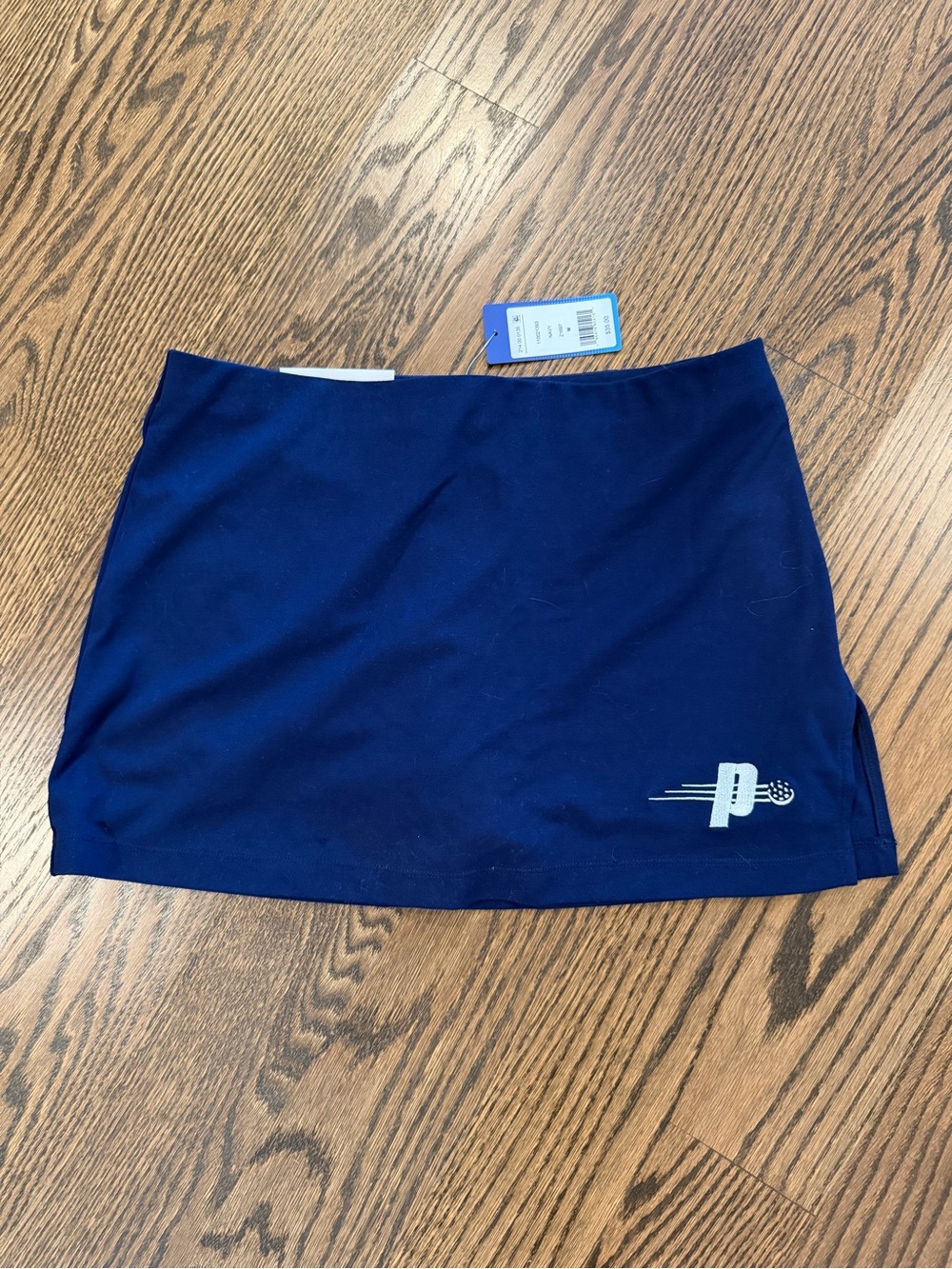 NWT Prince Navy Performance Tennis Skort with Logo